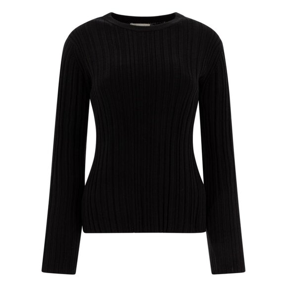 Loulou Studio Elsa Silk Crewneck T-Shirt tag size L Women - Picture 1 of 4